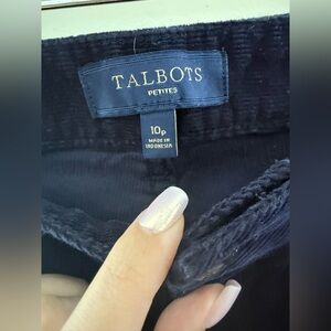 Talbots heritage petite corduroy pants